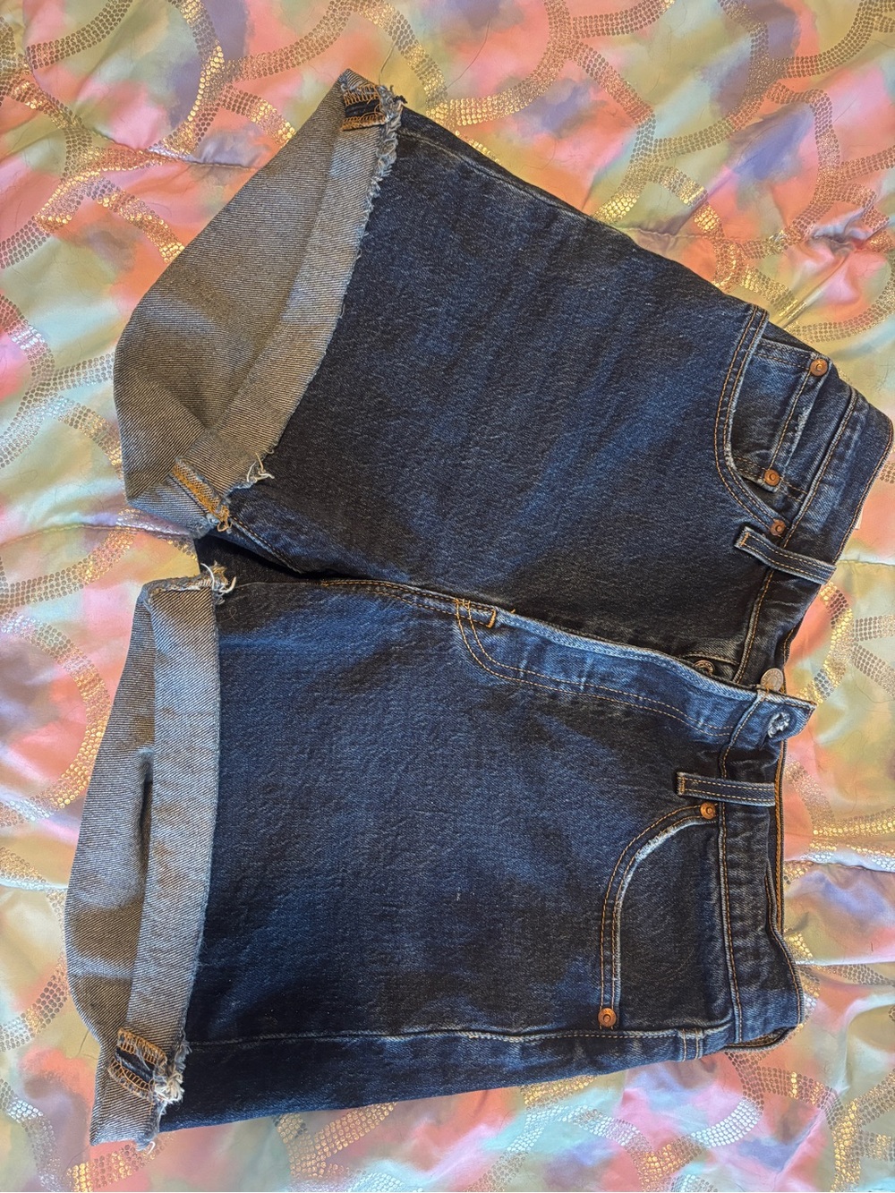 Levi's Dark Blue Men's Denim Shorts